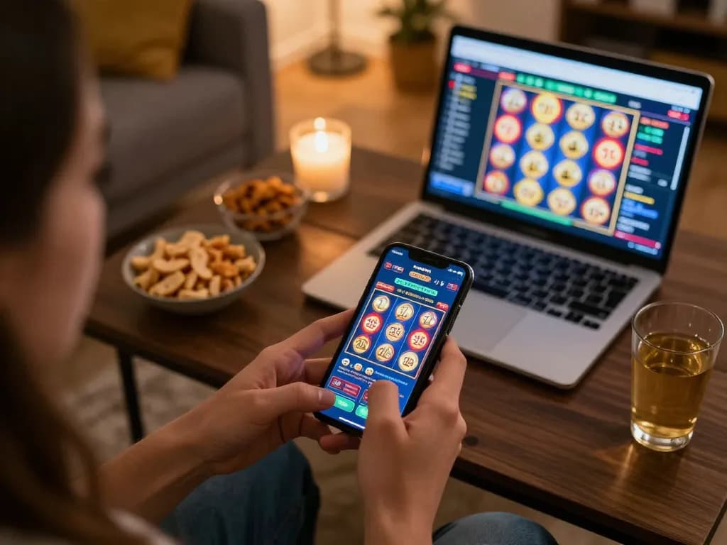 Engaging gameplay with casino online senza registrazione on a smartphone, highlighting strategic decisions