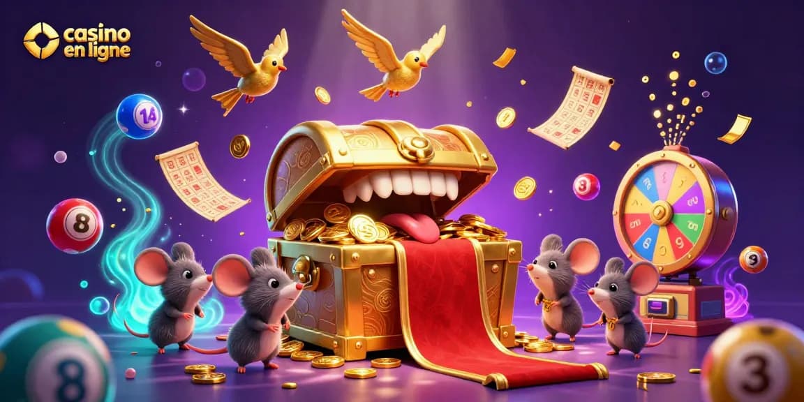 Les joueurs découvrent des trésors dans un casino en ligne rempli de loteries et de jeux.