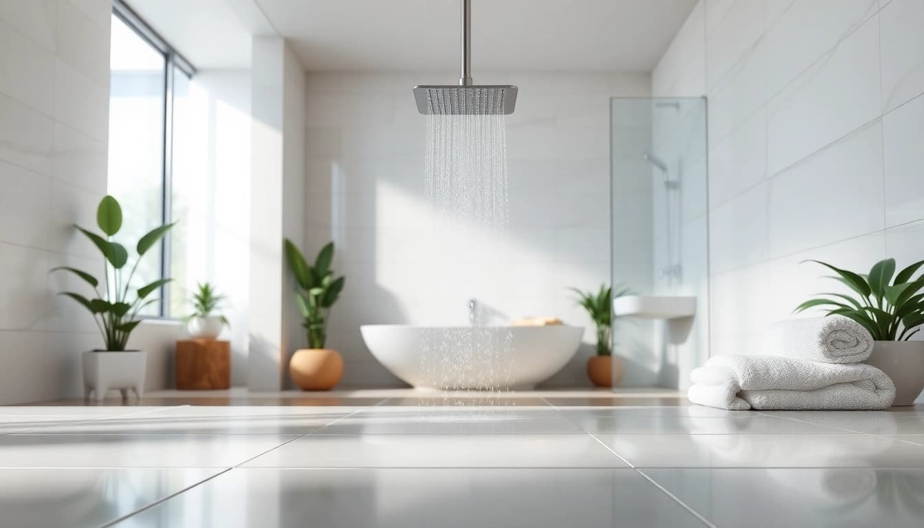 Elegant showers Australia designed in a modern bathroom with sleek features and a calming atmosphere.