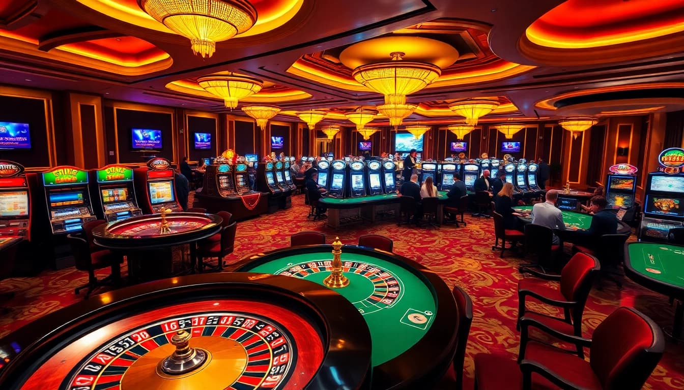 Ressentez le frisson du meilleur casino en ligne France avec des joueurs profitant de jeux de casino vibrants.