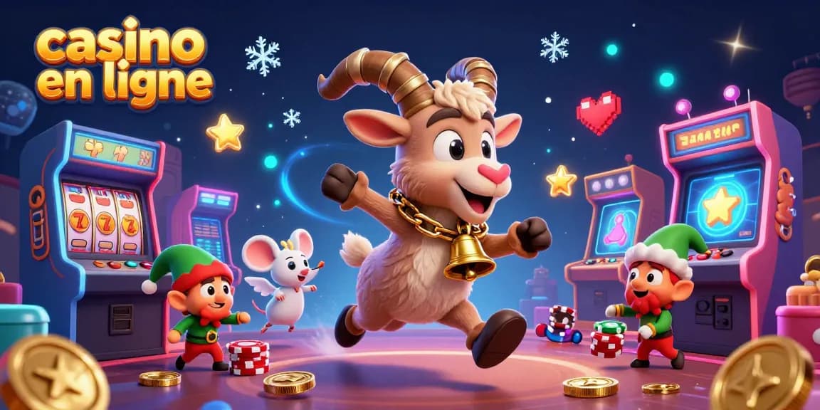 Célébrez votre chance au casino en ligne avec un Krampus au centre d'un monde de jeux animé.