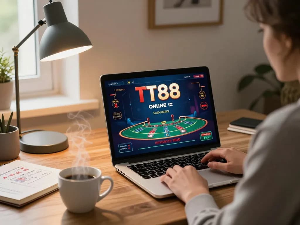 Engaging gaming experience on TT88 online casino platform showcasing live dealer blackjack gameplay.