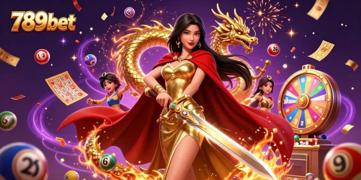 Win big with 789bet in a vibrant casino-themed illustration bursting with energy and excitement.