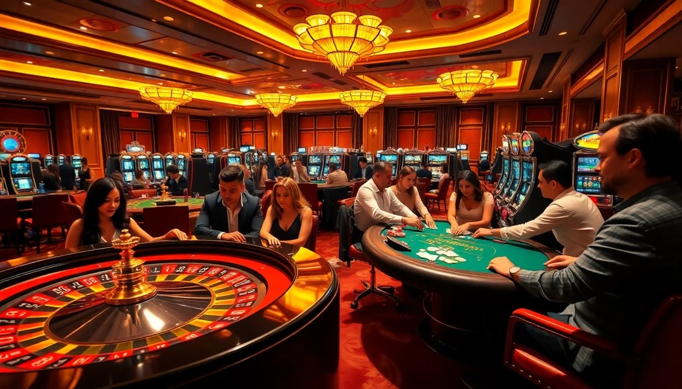 Engage in thrilling action at hay.win with vibrant casino games, roulette wheels, and poker tables.