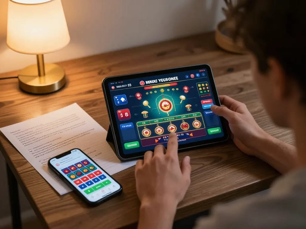 Engaging with migliori casino online europei live on a tablet while strategizing.
