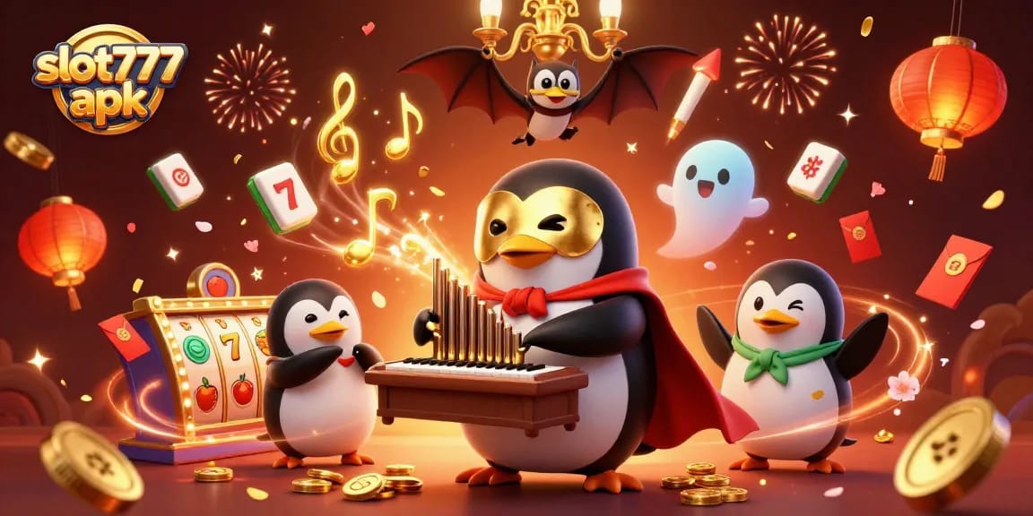 Spin and win with vibrant slot777 apk reels shooting coins amid festive celebration elements.