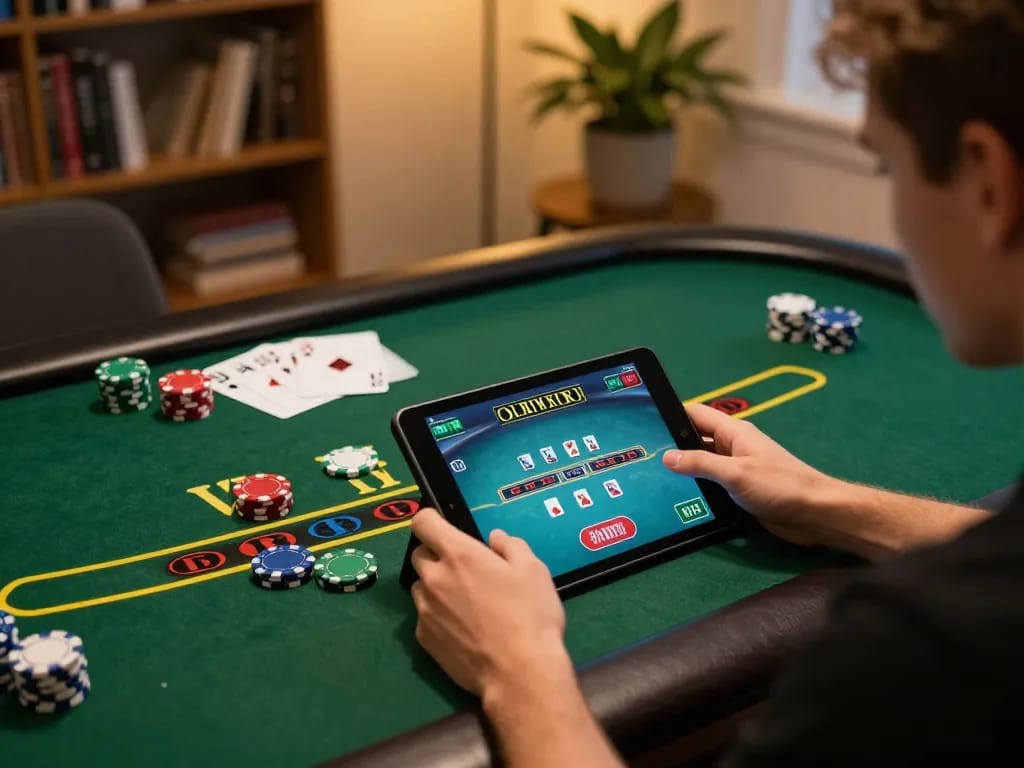 Betting strategies in action at an online casino non aams con neteller with live dealer blackjack.