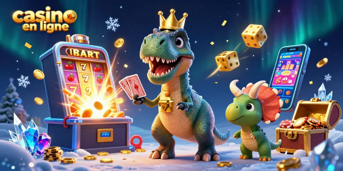 Jouez dans un casino en ligne avec des personnages fantaisistes et des machines à sous colorées.