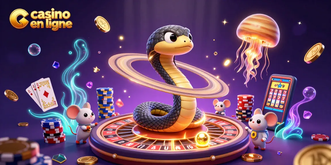 Jouez à des jeux de casino en ligne avec des astronautes en train de parier autour d'une roulette cosmique.