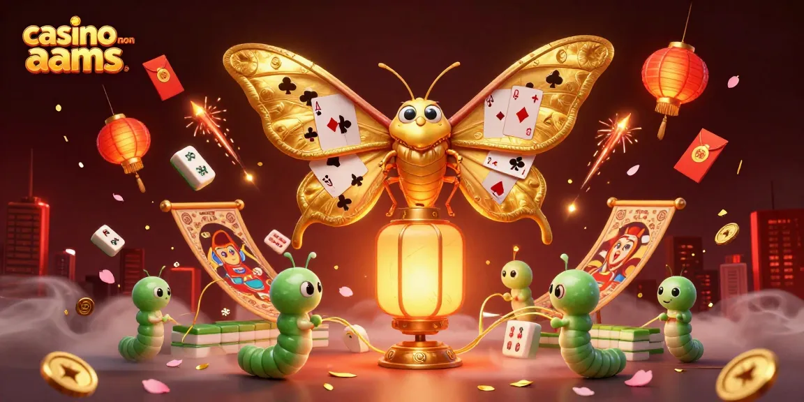 Gioca nei casino non AAMS con un'atmosfera magica e premi dorati che fluttuano.