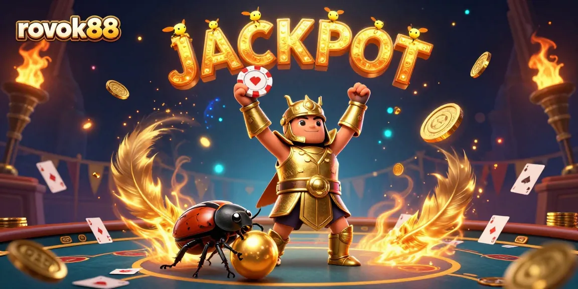 Experience winning thrills with rokok88 showcasing vibrant casino action in a lively atmosphere.
