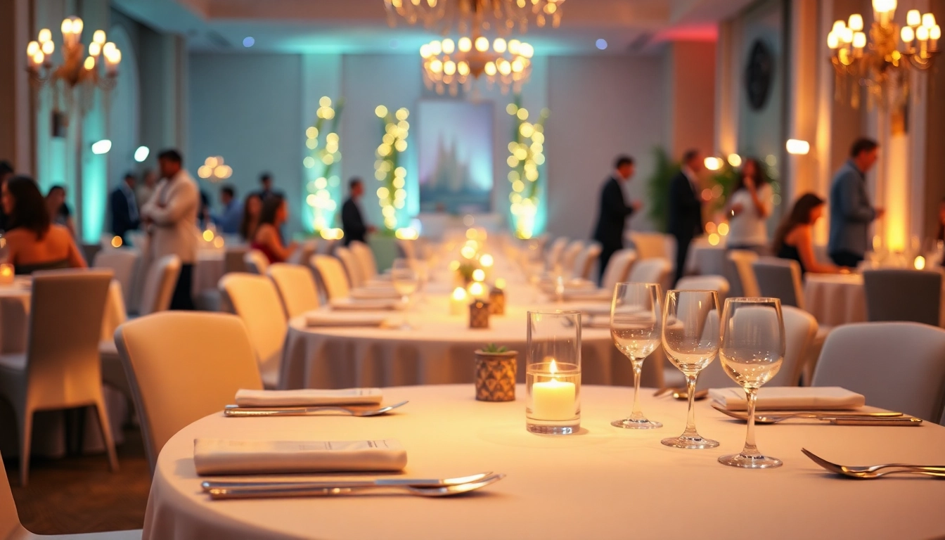 Showcasing stylish table rentals beautifully arranged for special events.