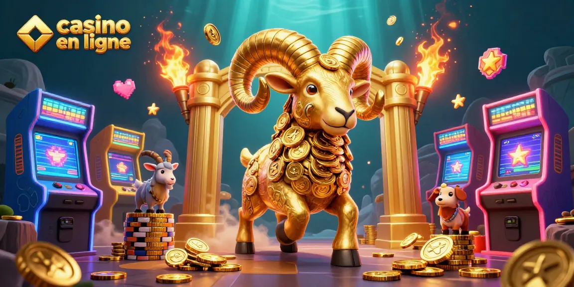 Machines à sous captivantes et jeux de casino en ligne illustrés dynamiquement.