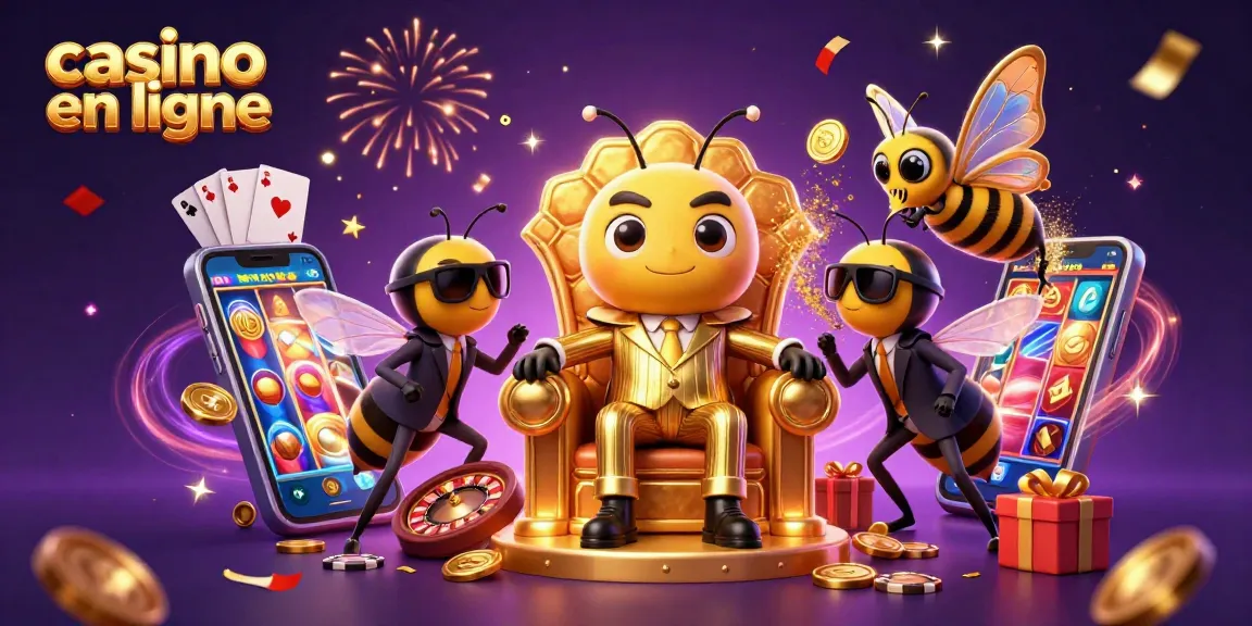 Jouer à casino en ligne avec un patron abeille, des gardes, et des jeux de cartes