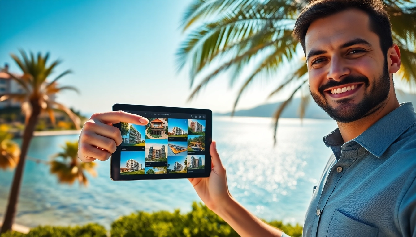 Engaging real estate agent emphasizes options to buy apartment in alanya.