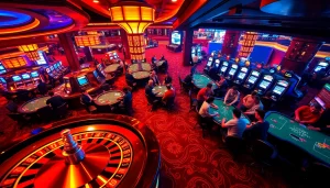 Experience mm88 video as players dive into a thrilling poker game at a bustling casino.