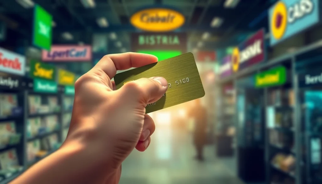 카드깡을 이용하는 금융 거래의 손짓을 강조한 이미지