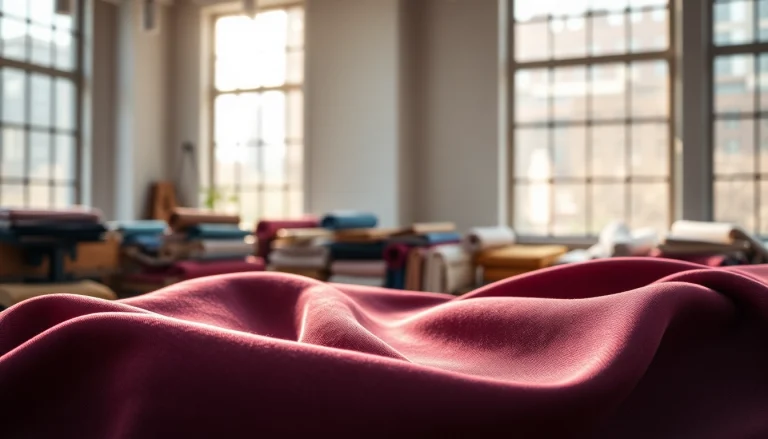 Punta di Roma stof gedrapeerd in een stijlvolle studio, met een luxe uitstraling en textuur.