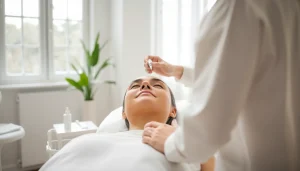 Facial treatment featuring a Dermaplane Facial for smooth and radiant skin.