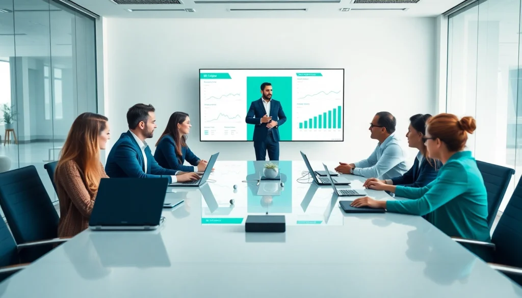 Enhance your business growth with WhatsApp Business CRM through a collaborative team meeting.