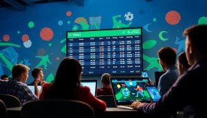 Engaging users in online sports betting British Columbia through dynamic digital interfaces and sports themes.