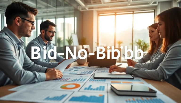 Evaluate Bid-No-Bid Analysis amid strategic discussions and data-focused teamwork.