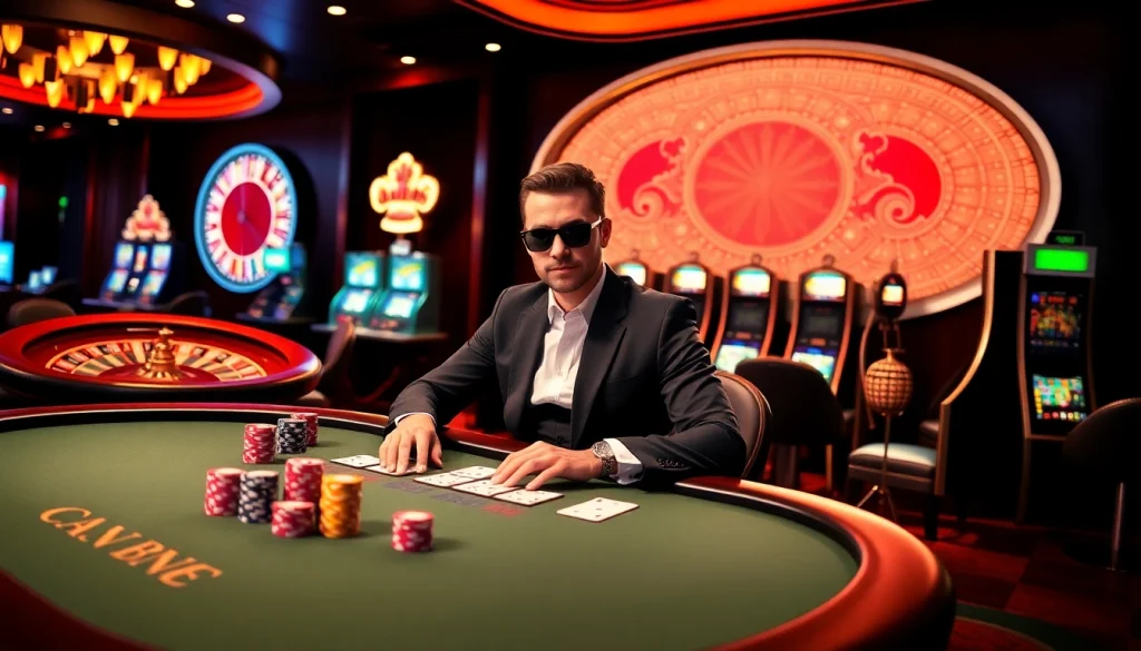 Experience thrilling online gaming at https://jun88.buzz/ with vibrant casino scenes and engaging gameplay.