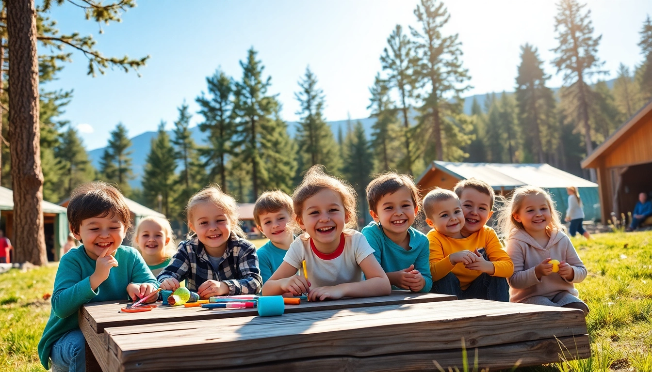 Children enjoying various activities at holiday camps with smiles and laughter.