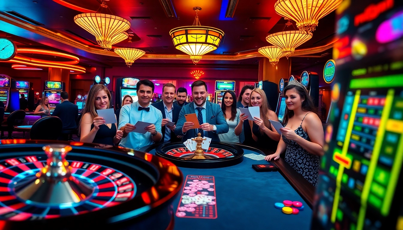 Experience the thrill of gambling with depo 5k featuring exciting casino games and vibrant players.
