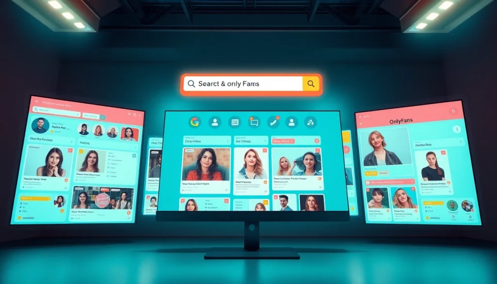 Engaging interface showcasing juicysearch alternatives for discovering OnlyFans creators.