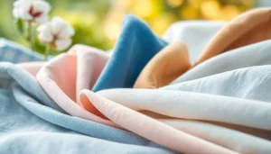 Bekijk onderhoudsvriendelijke katoenen stoffen in verschillende kleuren en texturen.