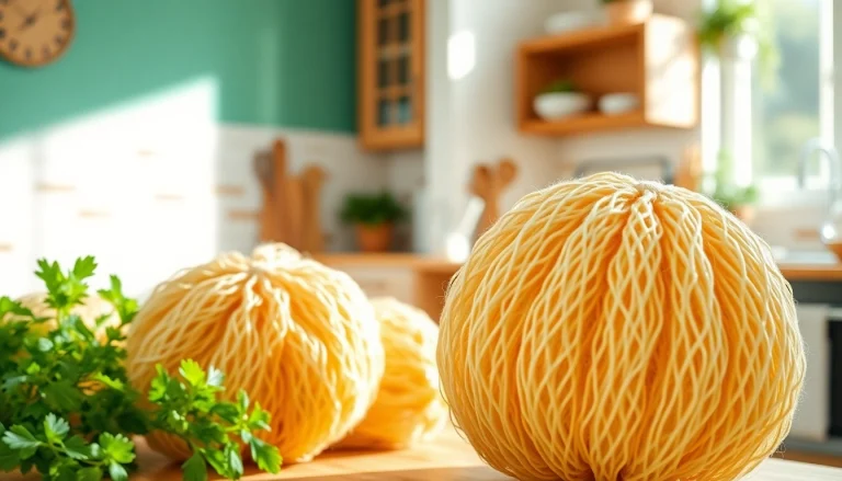Explore kitchen loofah benefits with textured loofahs in a bright kitchen environment.