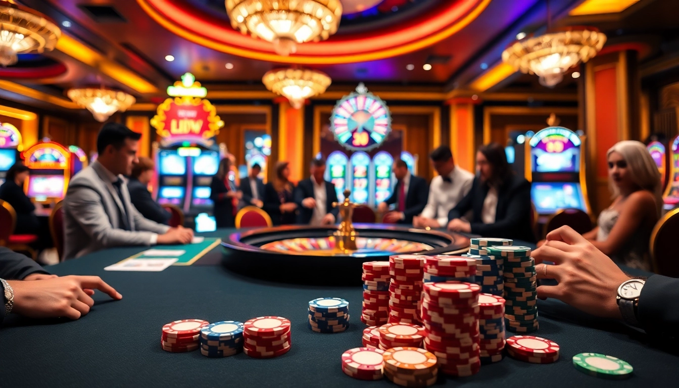 Jouez à des jeux passionnants au meilleur casino en ligne France avec des tables vibrantes et des joueurs de poker d'élite.