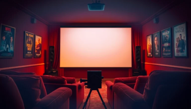 ดูหนัง ในบรรยากาศโรงหนังที่บ้านพร้อมโคมไฟอบอุ่น