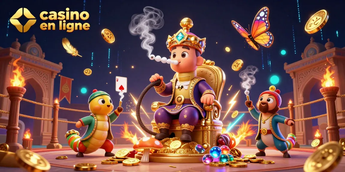 Casino en ligne : illustrations vivantes de jeux de cartes et de poker en direct.