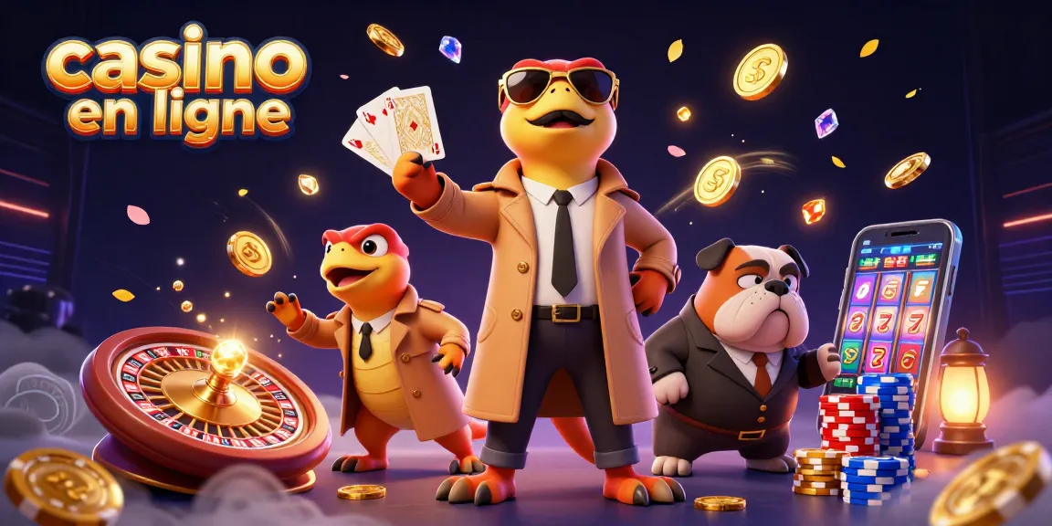Jouez au casino en ligne avec cette scène dynamique de raptors déguisés aux portes d'un lounge VIP.