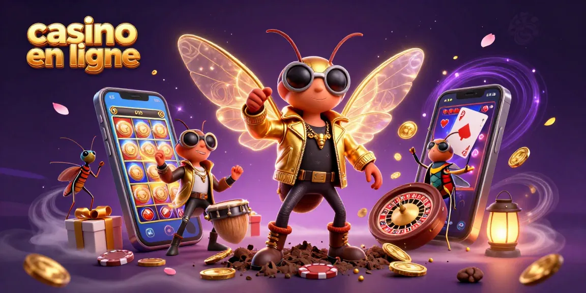 Plongez dans l'univers du casino en ligne avec des jeux palpitants et des personnages animés.