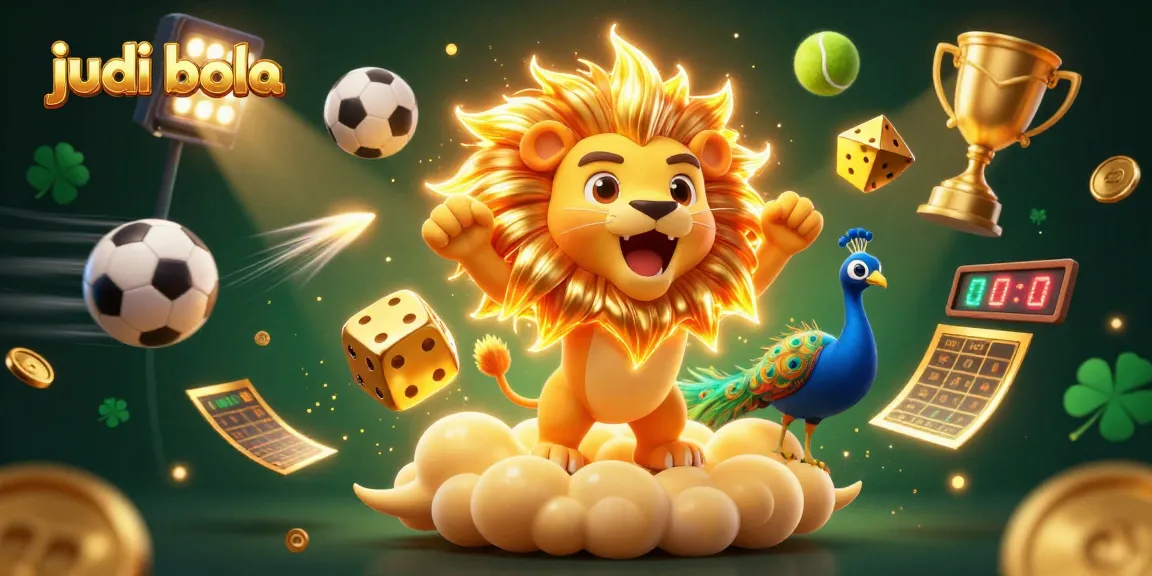 Engage in judi bola with vibrant sports themes and thrilling betting elements featuring iconic symbols.
