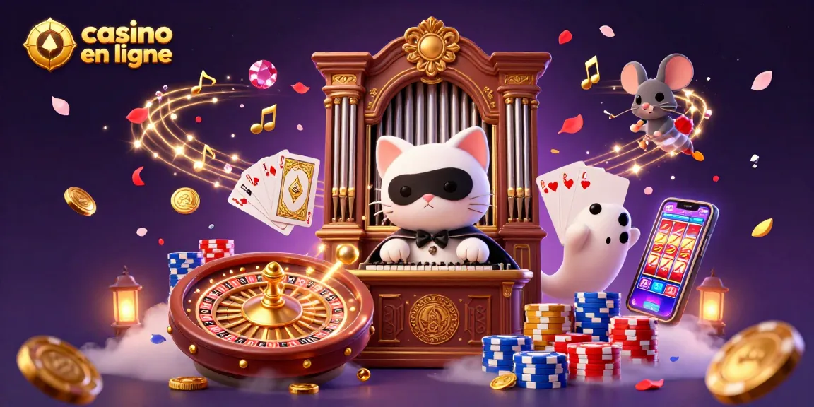Jouez à des jeux de casino en ligne avec roseaux, jetons et dérivées scintillantes.