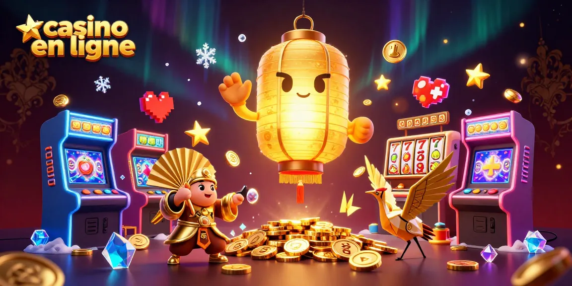Jouer au casino en ligne avec un esprit en lanterne dorée et des éléments de jeu captivants.
