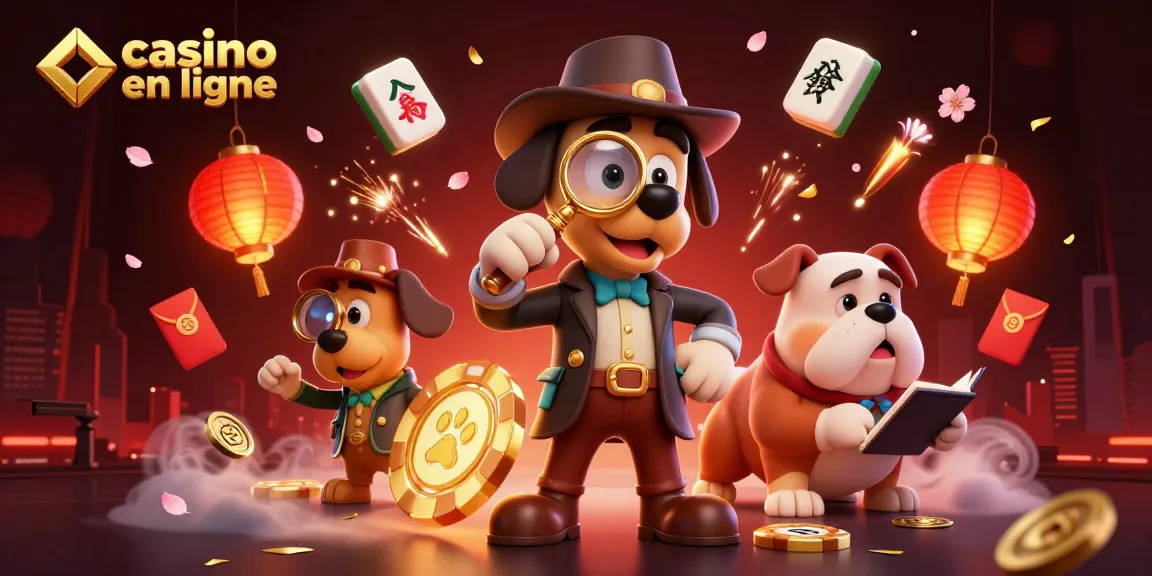 Analyse du jeu et des stratégies dans un casino en ligne avec illustration colorée