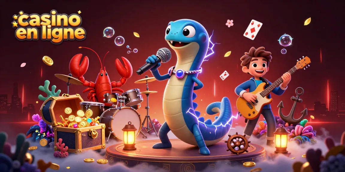 Profitez de l'excitation du casino en ligne avec un concert sous-marin captivant.
