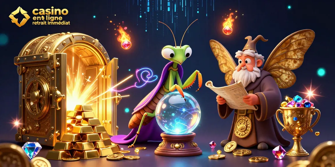 Profitez d'une expérience casino en ligne retrait immédiat à travers cette illustration magique.