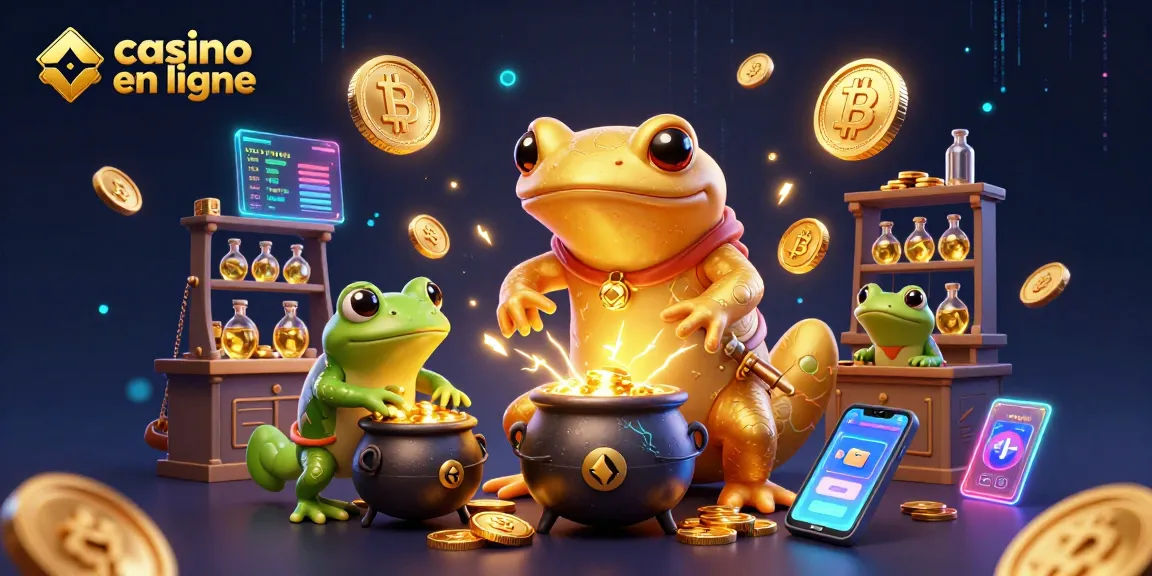 Gagner des pièces d'or et des cryptomonnaies au casino en ligne avec un alchimiste et ses apprentis