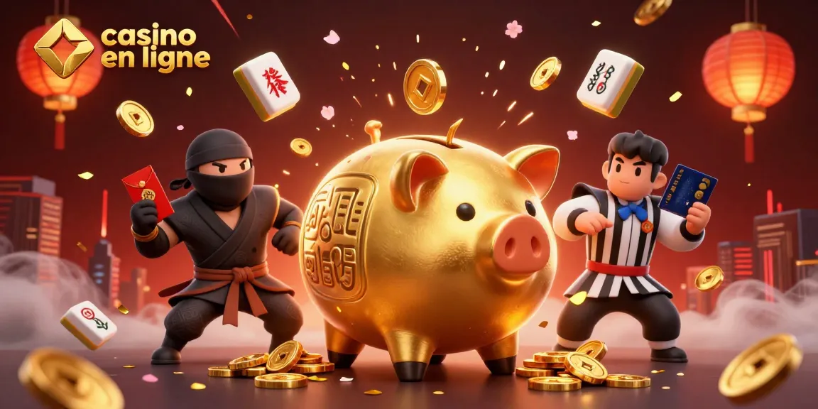 Accédez à des jackpots avec notre illustration casino en ligne animée, riche en action et en couleurs.