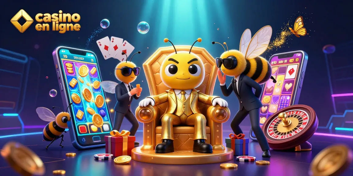 Jouez à des jeux de casino en ligne avec un boss bourdon charismatique entouré de gardes et d'une informatrice.