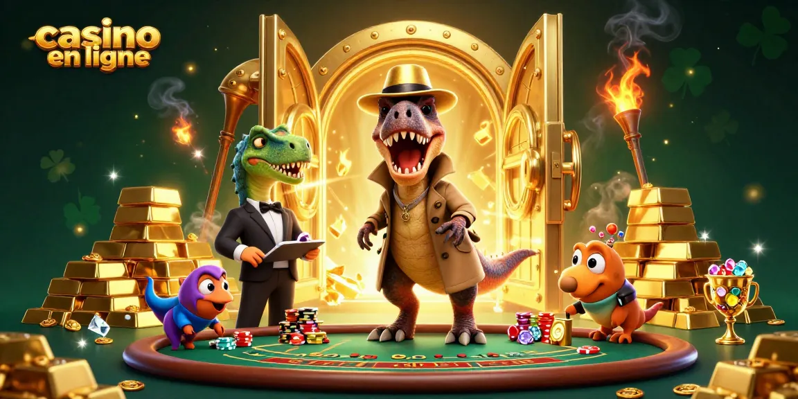 Les jeux de casino en ligne prennent vie avec un vélociraptor rusé, un boss stégosaure et un compy voleur de jetons.